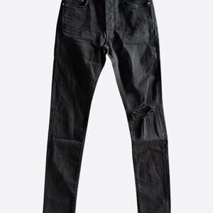 Amiri Broken Black Distressed Jeans